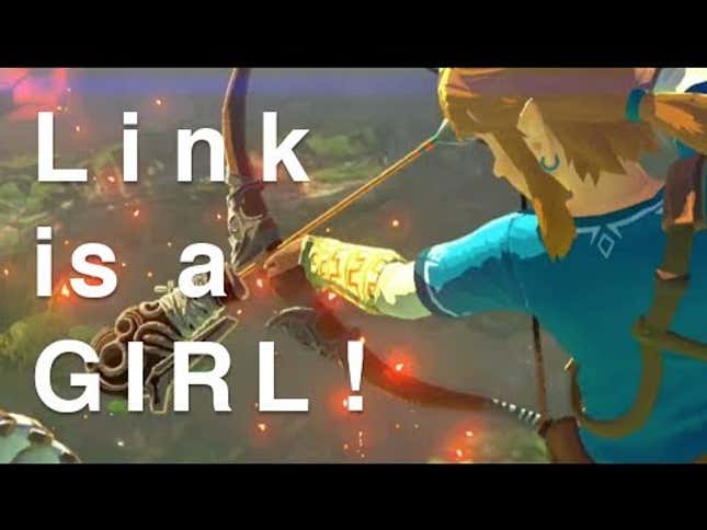 Some People Think Link Might Be A Girl In The New <em>Zelda</em>