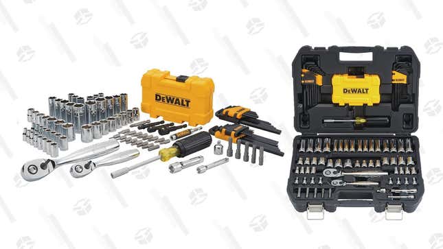 DEWALT 108-Piece Tool and Socket Set | $70 | Amazon