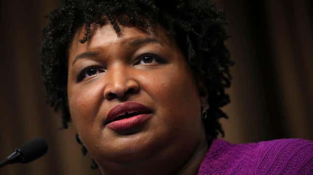 Image for article titled Stacey Abrams Calls on Hollywood to #StayAndFight About Georgia Abortion Rights Instead of Boycotting