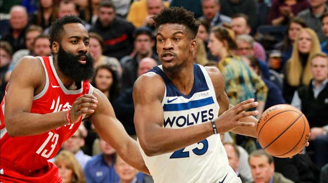 Image for article titled Report: Oh God Yes, The Toxic Rockets Are Pursuing Jimmy Butler