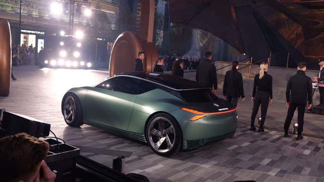 Image for article titled Take a Closer Look at The New Genesis Mint Luxury EV Hatchback Concept