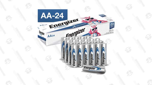 Energizer AA Ultimate Lithium Batteries (24ct) | $24 | Amazon