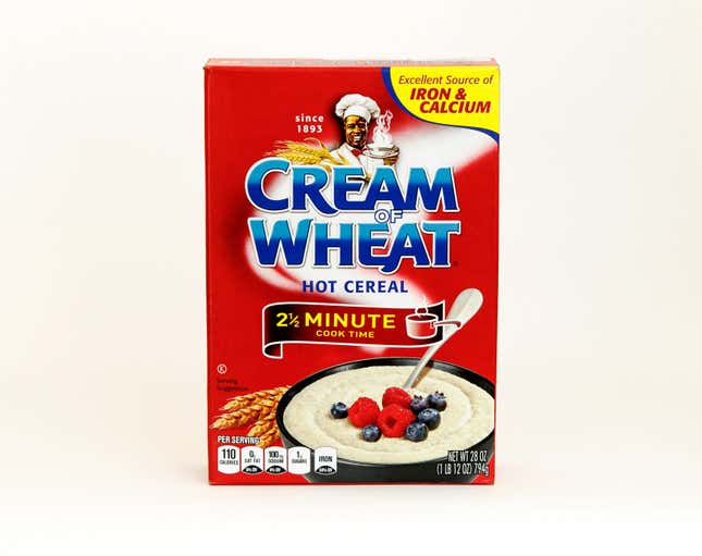 Image for article titled Cream of Wheat Joins Quaker Oats and Mars in Reviewing Packaging Due to Racist Imagery