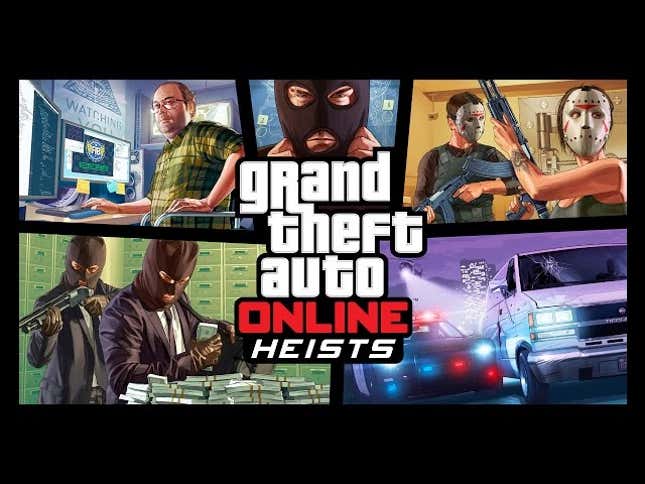 <i>GTA V</i> Heists Update is 4GB, Heist Planning Unlocks at Level 12