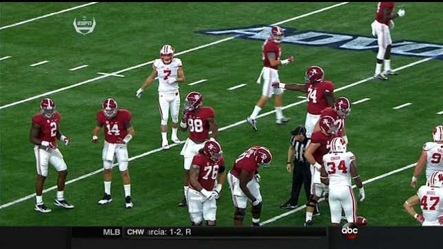Wisconsin Player Leaves Game With Head Injury After Lining Up In Wrong Backfield