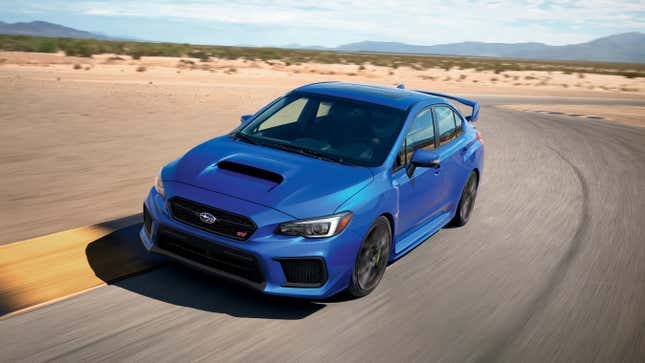 The 2019 Subaru WRX STI.