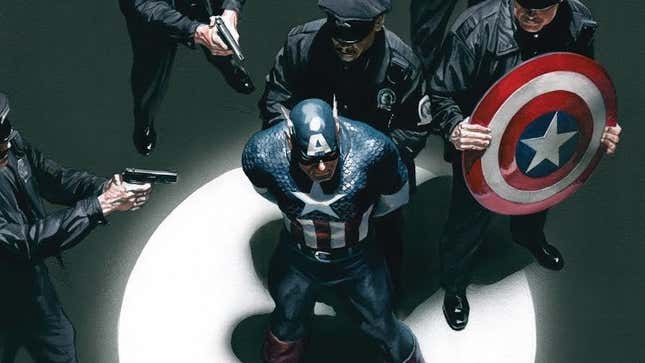 Men's Marvel The Falcon and the Winter Soldier Captain America Pose Sa –  Fifth Sun