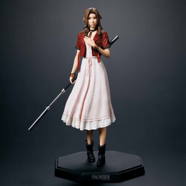Image for article titled These Commemorative Final Fantasy VII Remake Figures Don't Look So Good