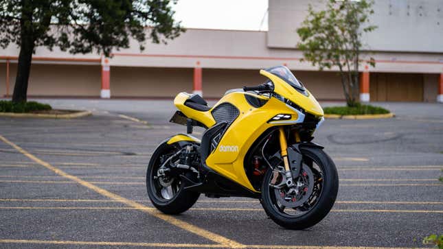 Image for article titled This Electric Superbike Is A Generator You Can Ride