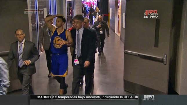 The Warriors Had No Idea If Steph Curry Had A Concussion Last Night