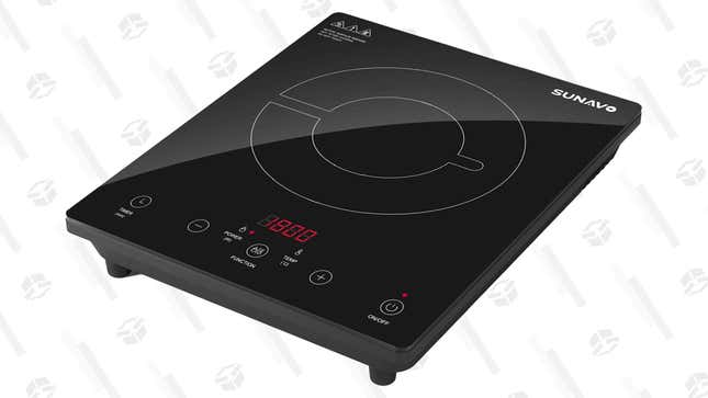 SUNAVO Portable Induction Cooktop | $33 | Amazon | Use code SNE7CPKC + clip coupon