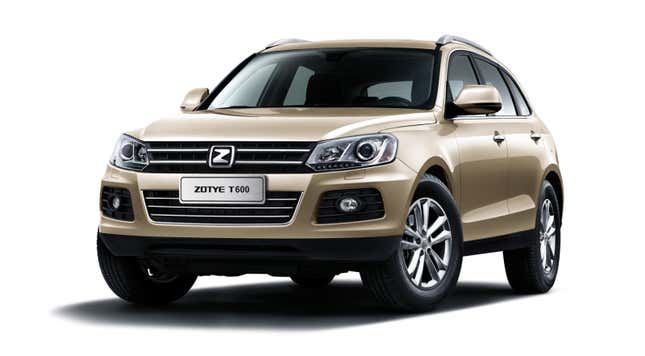 Image for article titled The T600 Crossover Will Be Chinese Automaker Zotye&#39;s First Car for America