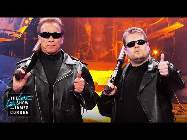 Arnold Schwarzenegger Acts Out All His Classics In Six Minutes