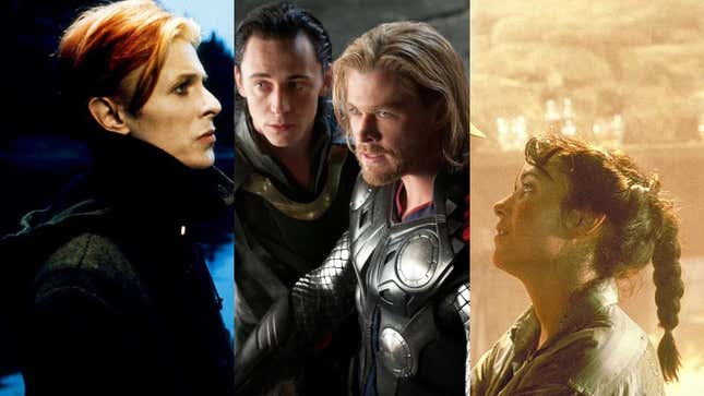 Bowie, Loki, Thor, Marion.