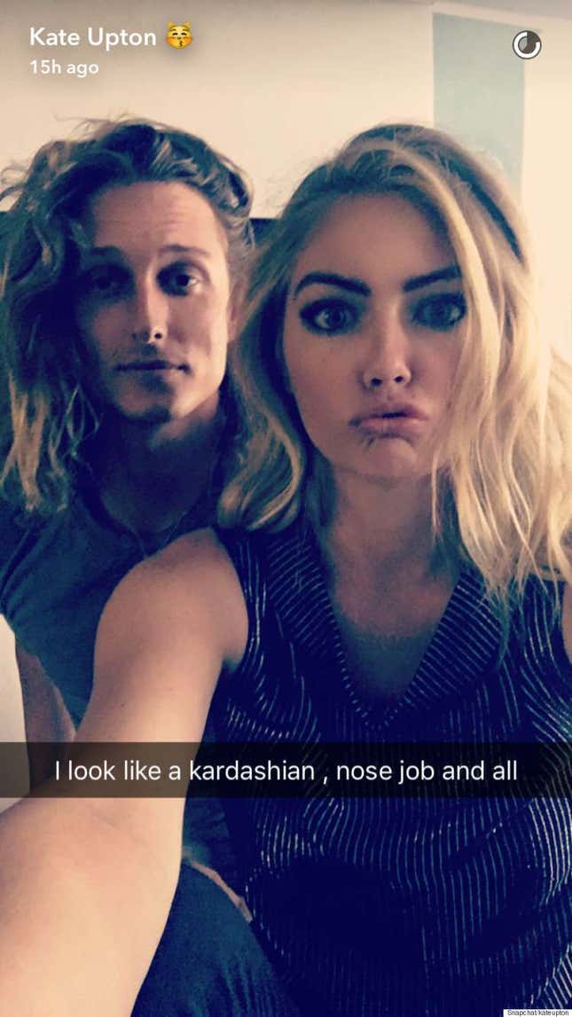 Image via Snapchat.