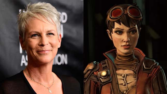  Jamie Lee Curtis used to only cosplay video game characters; now she’s playing one. (Tannis image c/o Gearbox)