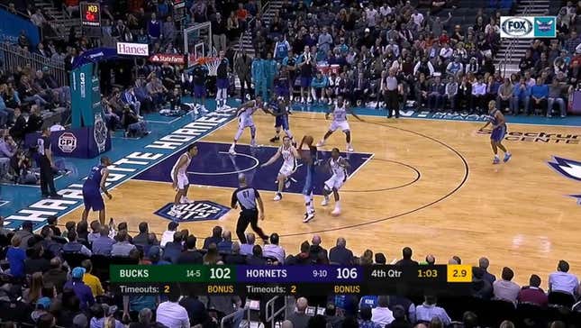 Here Is a Truly Putrid Basketball Sequence