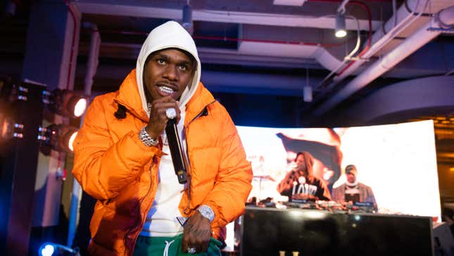 DaBaby performs at the Hennessy All-Star Saturday Night with Nas, A$AP Ferg, &amp; Da Baby on February 15, 2020, in Chicago, Illinois. 