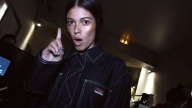 A Dragon Ate a Girl At the Kenzo Show