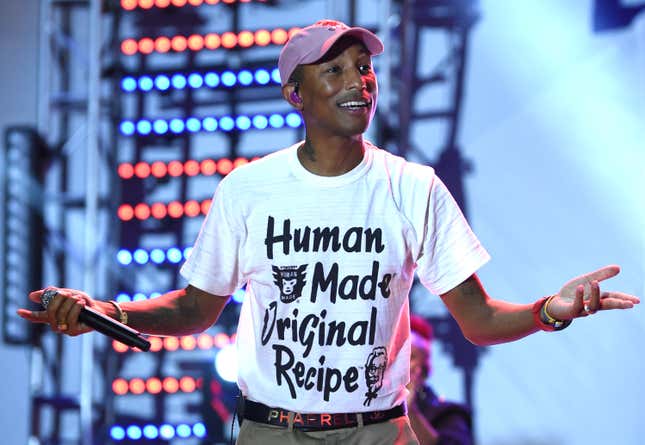 Image for article titled Clap Your Hands: Pharrell Williams Makes 114 Grads of Harlem High School ‘Happy’ With Guaranteed Internships