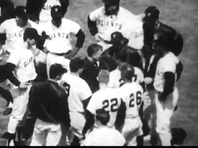 What Baseball's Most Famous Brawl Photo <em>Didn't</em> Show You