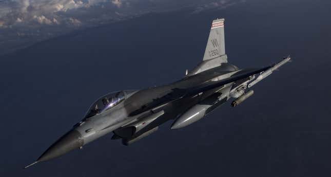 F-16C over Afghanistan, August 2019.