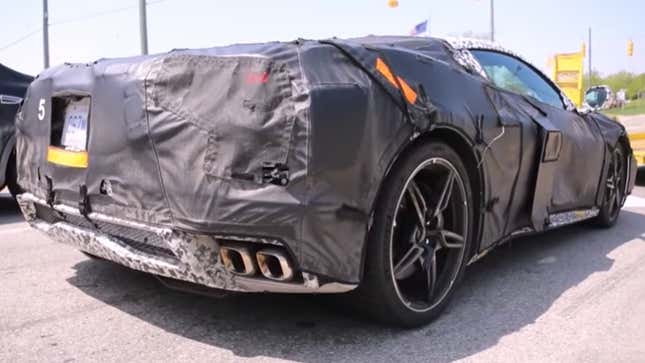 Image for article titled This Is What the Pure V8 Exhaust of the Mid-Engine C8 Corvette Sounds Like