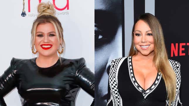 Today's thing you never knew you always needed: Kelly Clarkson covers Mariah Carey in a Montana cabin