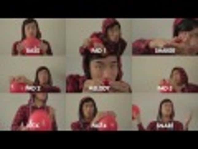 Watch '99 Red Balloons' Played Using Actual Red Ballons