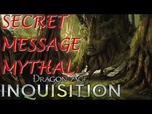Player Finds Spooky Secret Message In <i>Dragon Age Inquisition</i>