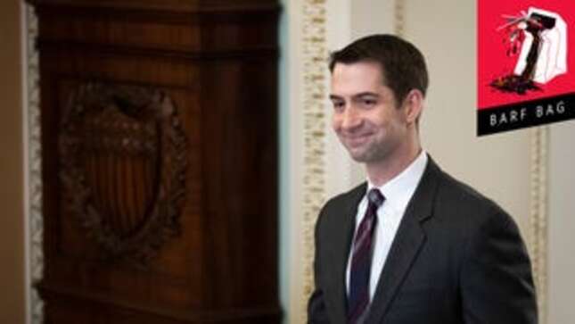 Image for article titled Batshit Senator Writes Op-Ed Imploring the Military to Declare War on Its Citizens