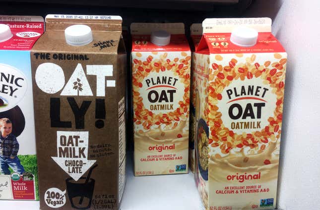 Image for article titled Of Course There's Sugar in Oat Milk....?