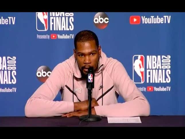Kendrick Perkins And Kevin Durant Have A Friendly, Obscene Moment Together