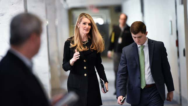 Image for article titled Senator Kelly Loeffler Claims She's 'Not Familiar' With Trump's Pussygate Comments