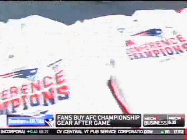 Woman Goes Bonkers At Opportunity To Buy Patriots "AFC Champion" Shirt