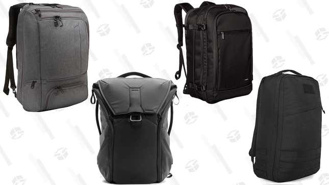 eBags Professional Weekender | Peak Design Everyday Backpack | AmazonBasics Carry-On Travel Backpack | GORUCK GR1