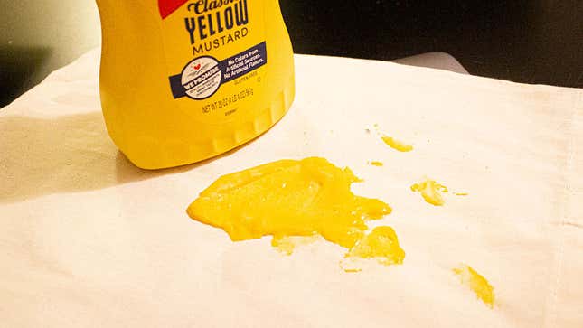 Image for article titled Eat Mustard With Impunity, And Fear Not Its Stains!