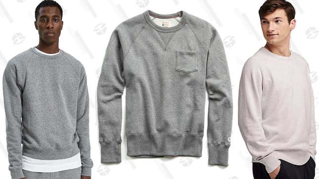 Image for article titled Grey Sweatshirts are Cool and Comfy, So Why Don’t You Own a Nice One Yet?