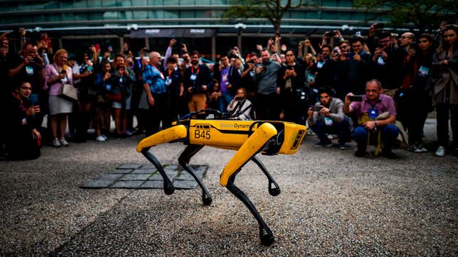 Image for article titled NYPD Puts Down Its Godforesaken Robot Dog