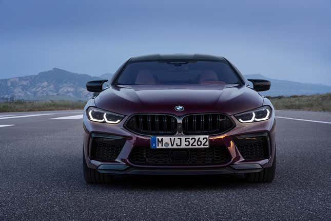 Image for article titled Just Look How Purple This 600 HP BMW M8 Gran Coupe Is