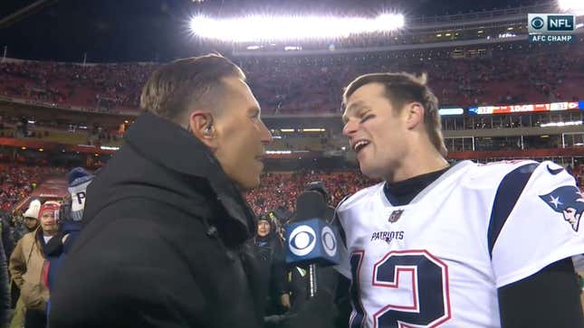 Tom Brady Forgets Question, Drops F-Bomb On Live TV