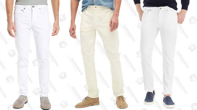 Image for article titled The Best White Jeans For Guys at Every Price Point