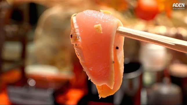 Why do we eat raw fish and beef, but not raw chicken?