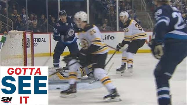Mark Scheifele Fetches His Stick And Scores After Zdeno Chara Launches It Into The Mesosphere