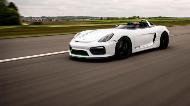 Image for article titled Porsche Forgot to Give the Boxster Bergspyder a Roof