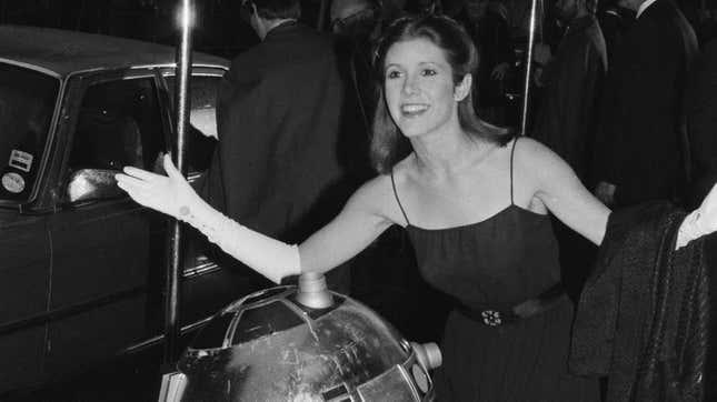 Image for article titled Carrie Fisher Now Orbiting In Space, According to a Newly Discovered Obit