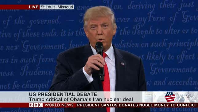 Donald Trump On Pussy-Grabbing Tape: "No, I Didn't Say That"