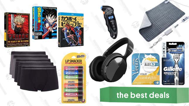 Image for article titled Wednesday&#39;s Best Deals: Cotton Underwear, Noise Cancelling Headphones, Gillette Grooming Products and More