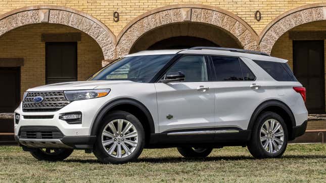 Image for article titled The 2021 Ford Explorer King Ranch Edition Is A Whole Lot Of Leather And Wood