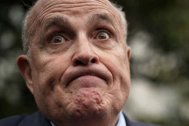 Image for article titled Snitch of the Year Runner-Up Rudy Giuliani Says &#39;I&#39;m More of a Jew than Soros Is&#39;